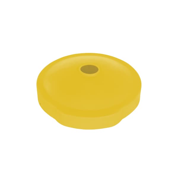 DRUM RECYC FLAP 55GAL(CLOSED/OPEN) YELLOW